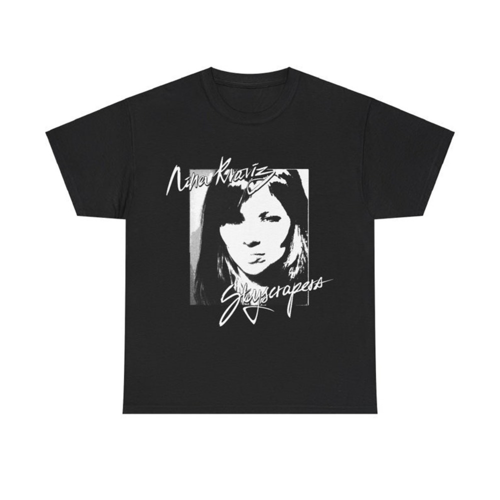 Nina KravizTour Unisex Gift Shirt Rock Unisex Heavy Cotton Tee